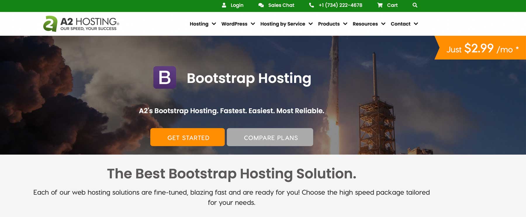 A2 Hosting for Bootstrap