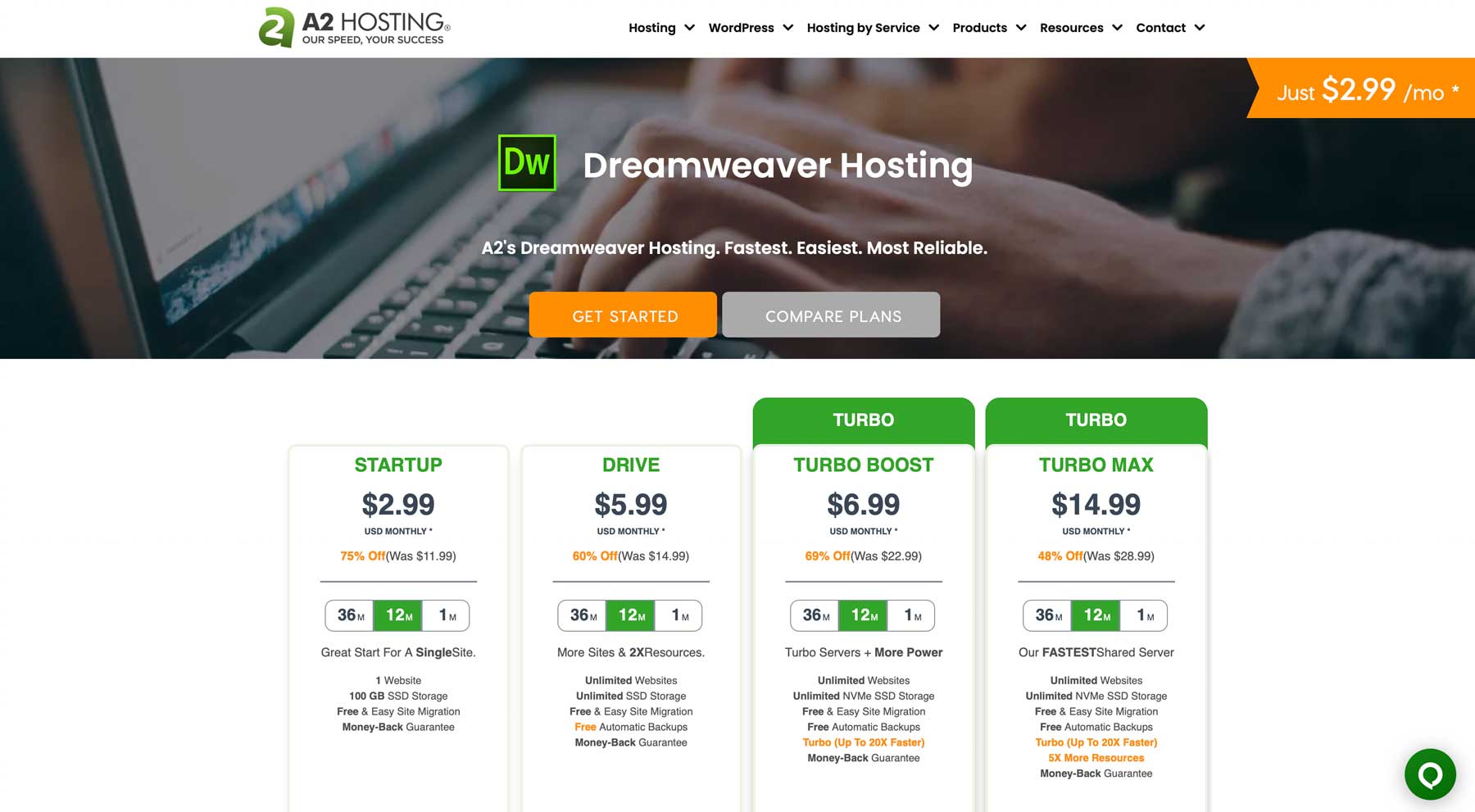 Dreamweaver hosting