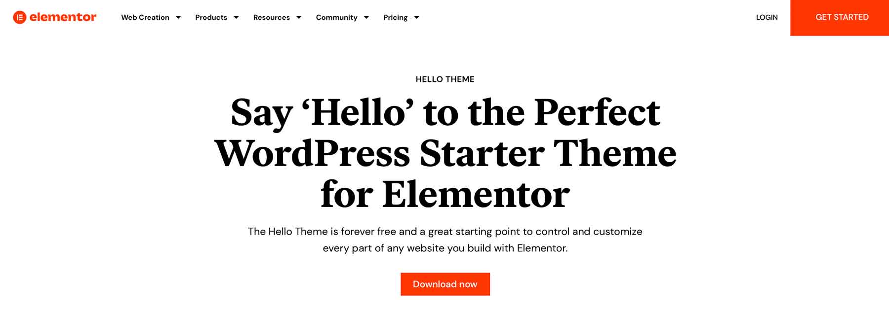 Hello Elementor responsvie WordPress theme