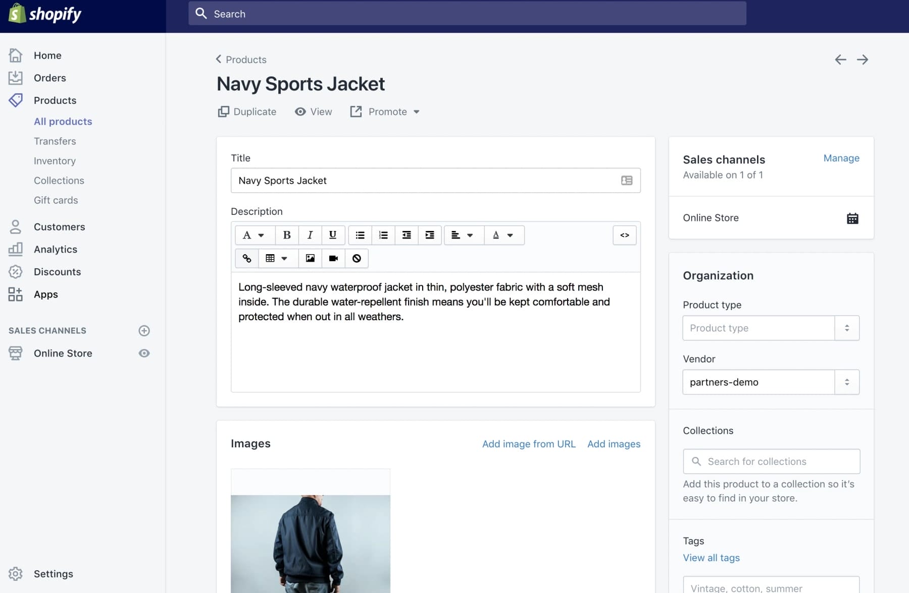 Shopify Product Management