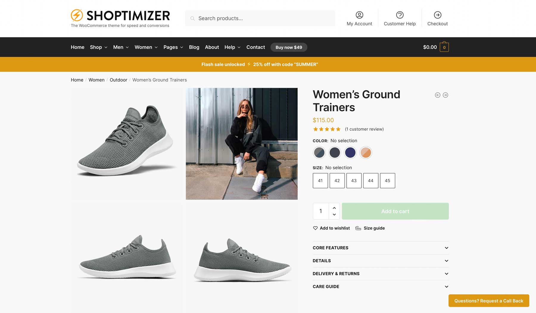 Shoptimizer product page demo