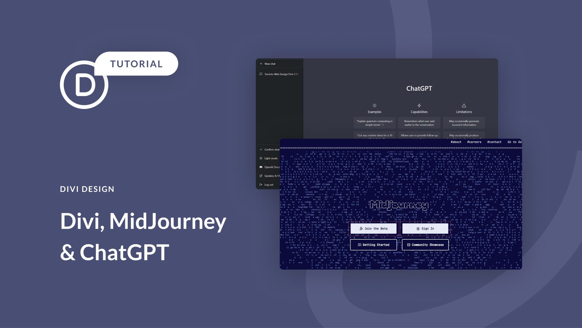 Using ChatGPT and MidJourney with Divi