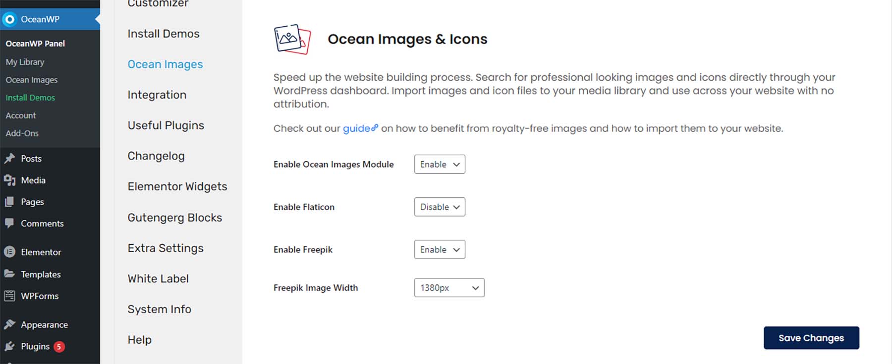 Ocean Images and Icons