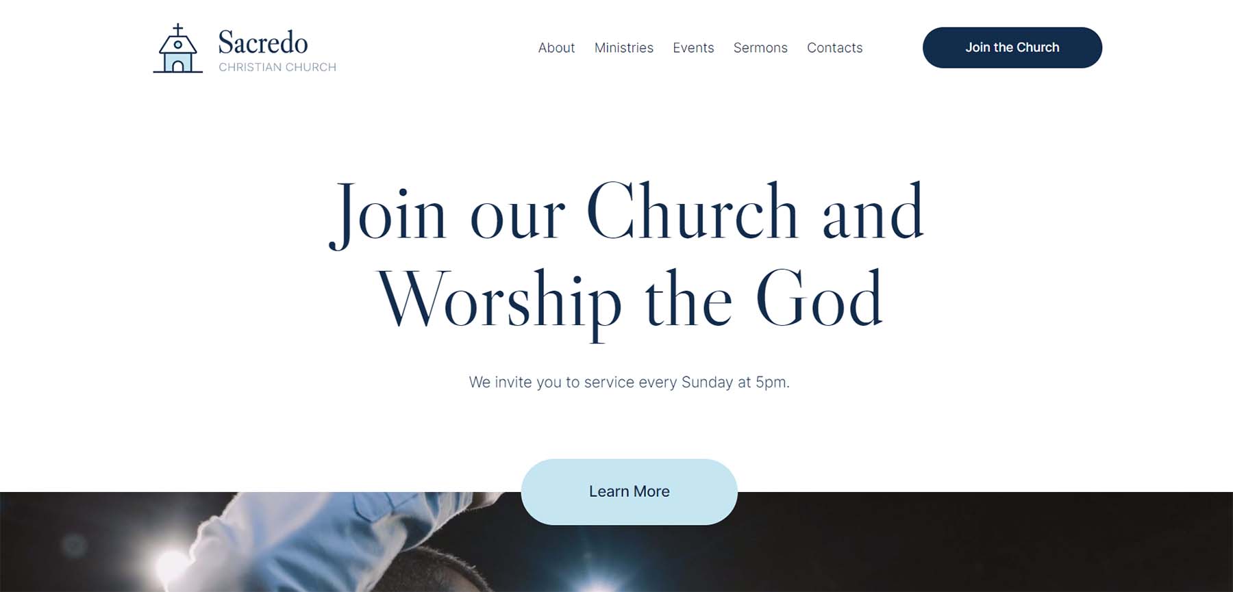 Sacredo, a WordPress Church Theme