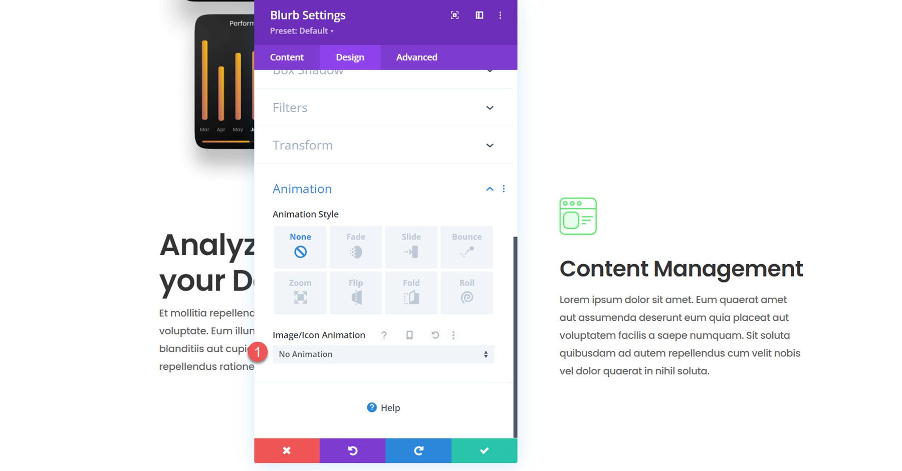 How to Create Floating Blurb Modules with Divi Blurb Image Icon Animation