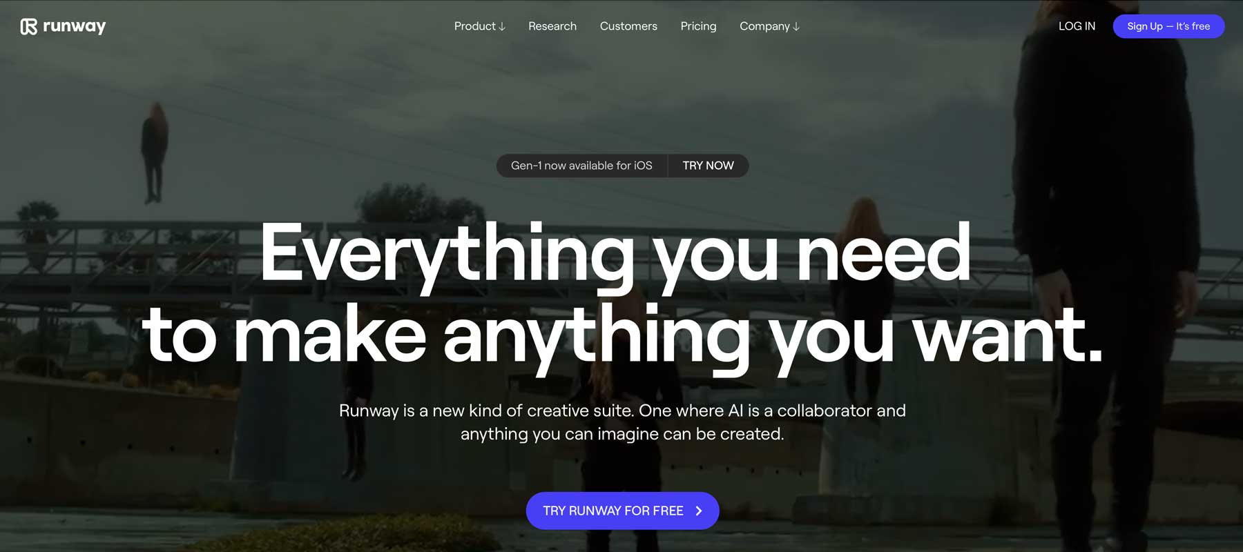 Runway AI video creator