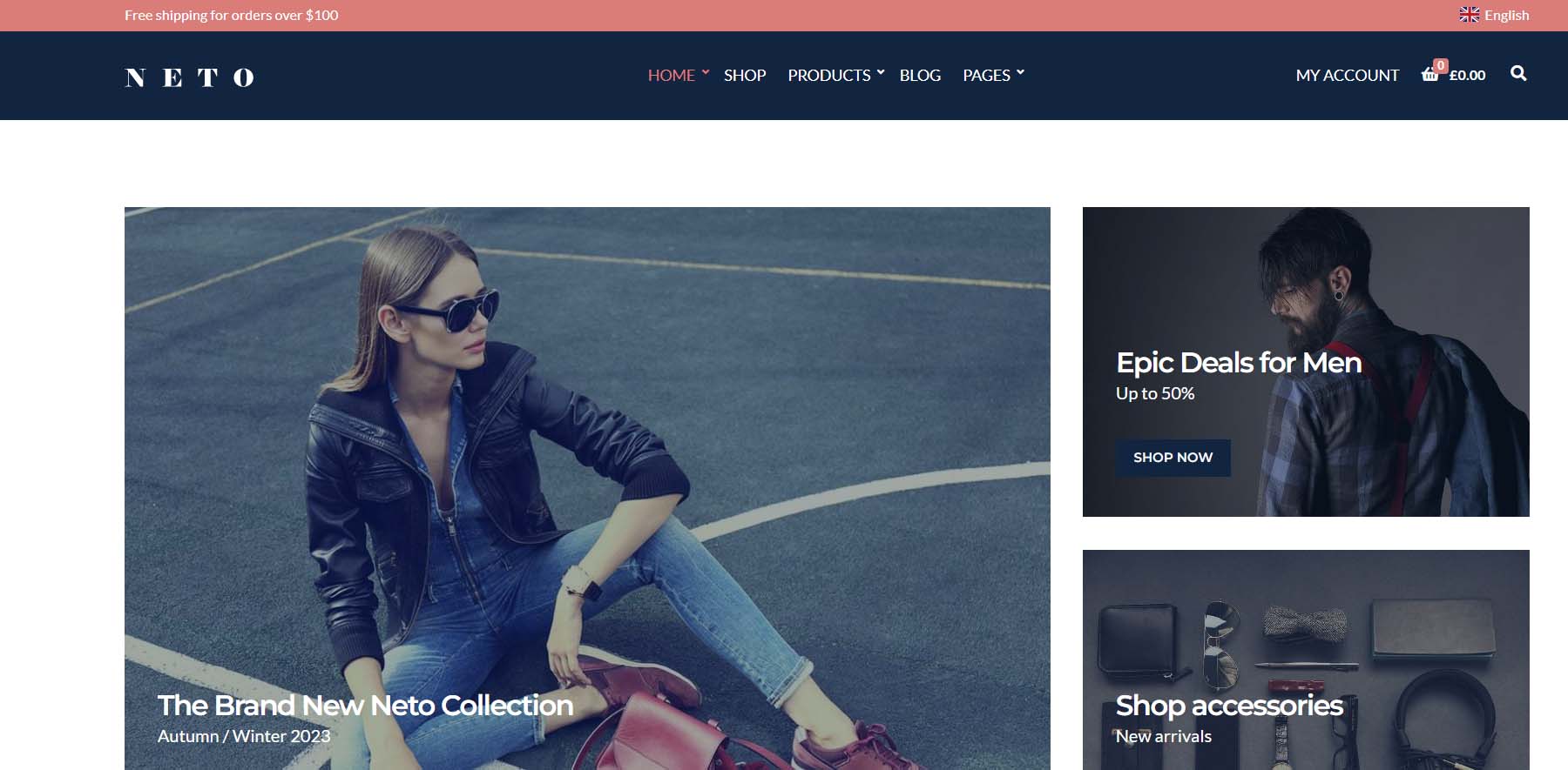 Neto WooCommerce WordPress Theme