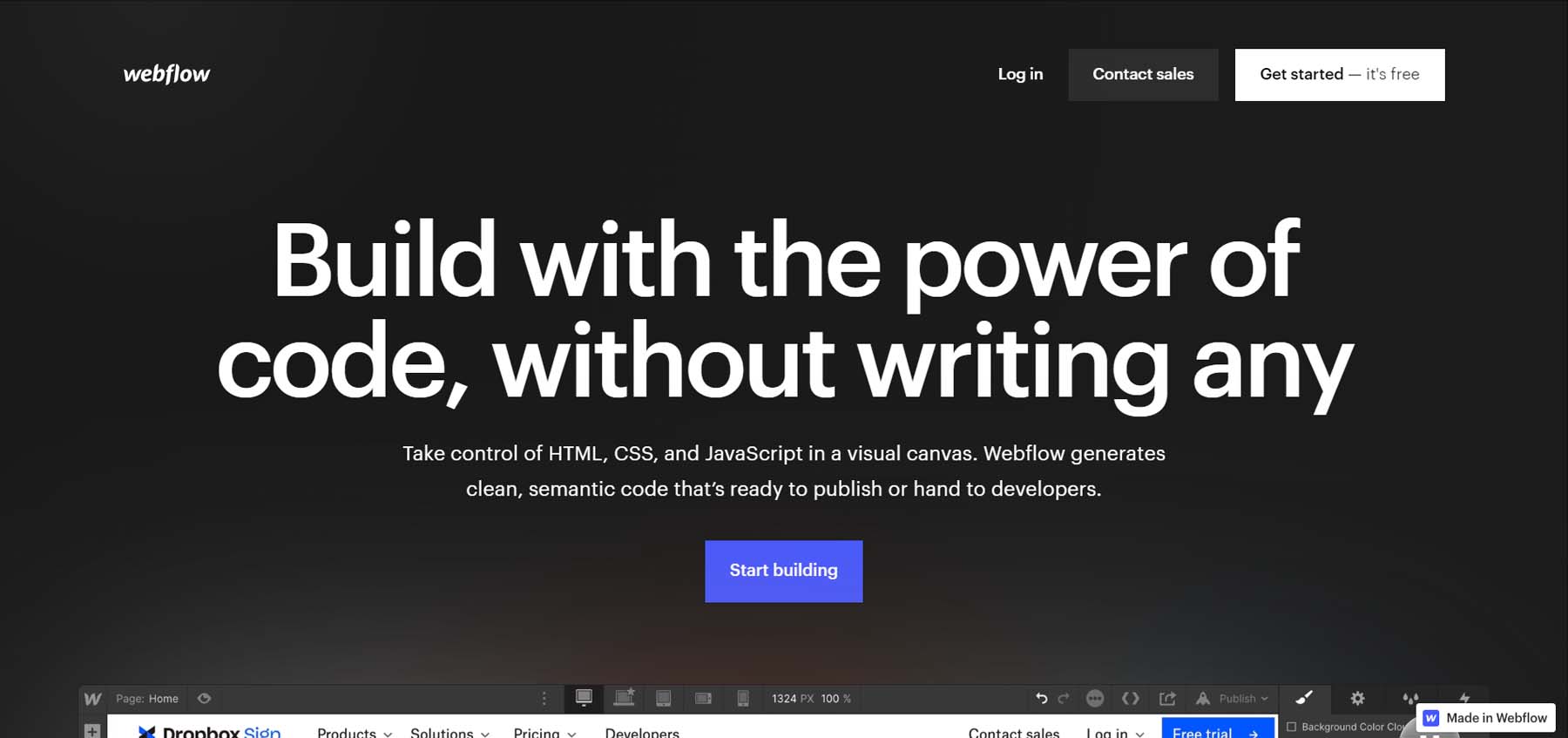 Webflow Website Builder