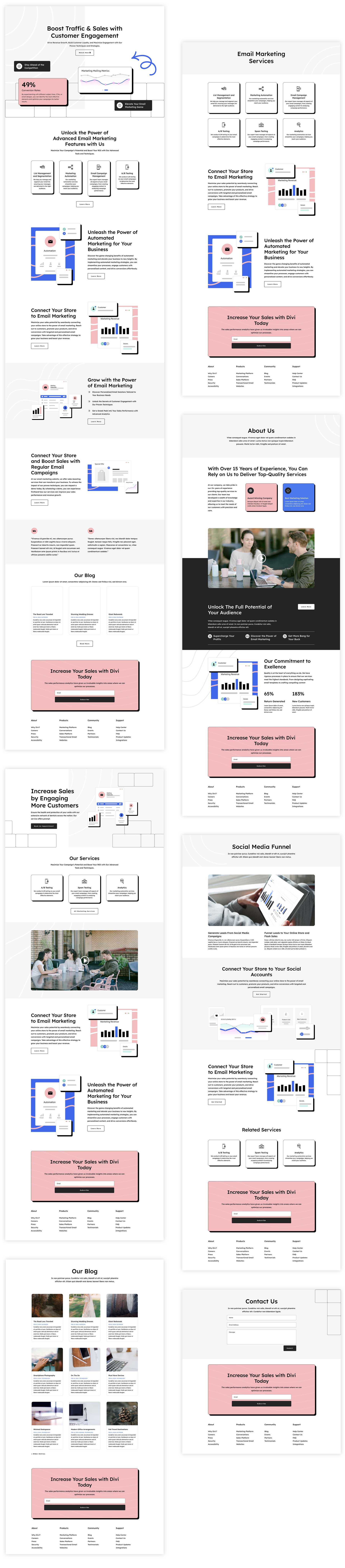 Email Marketing layout pack