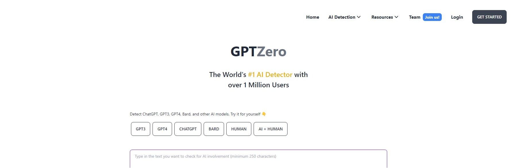 Gptzero - Homepage May 2023