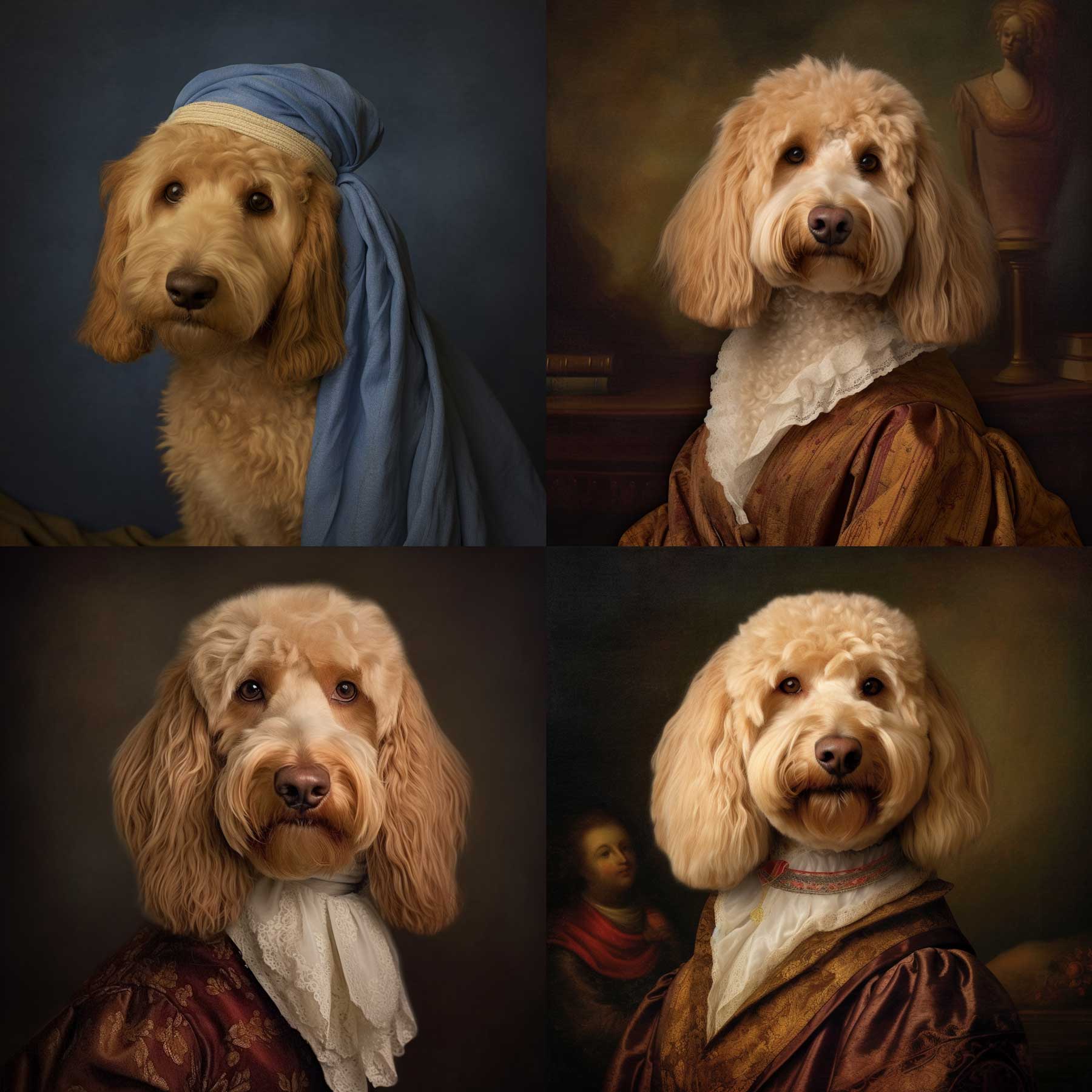 Leonardo da Vinci goldendoodle