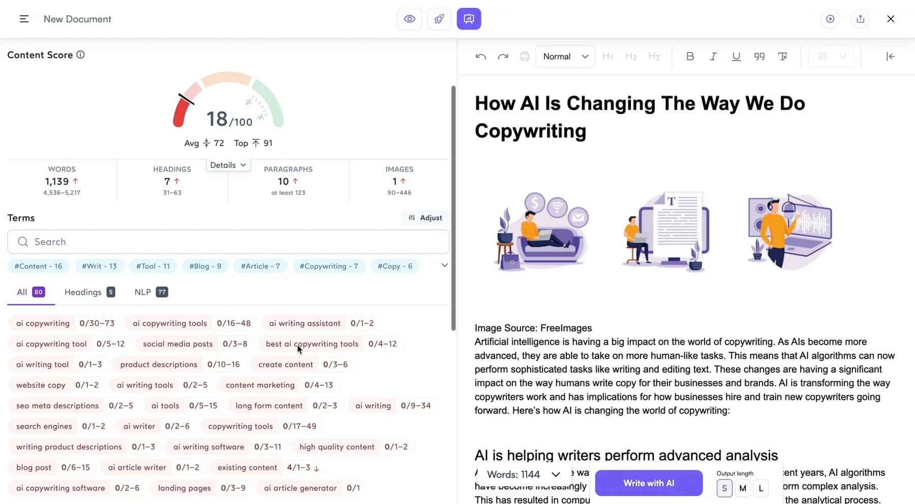 Image 5: Writesonic + SurferSEO integration
