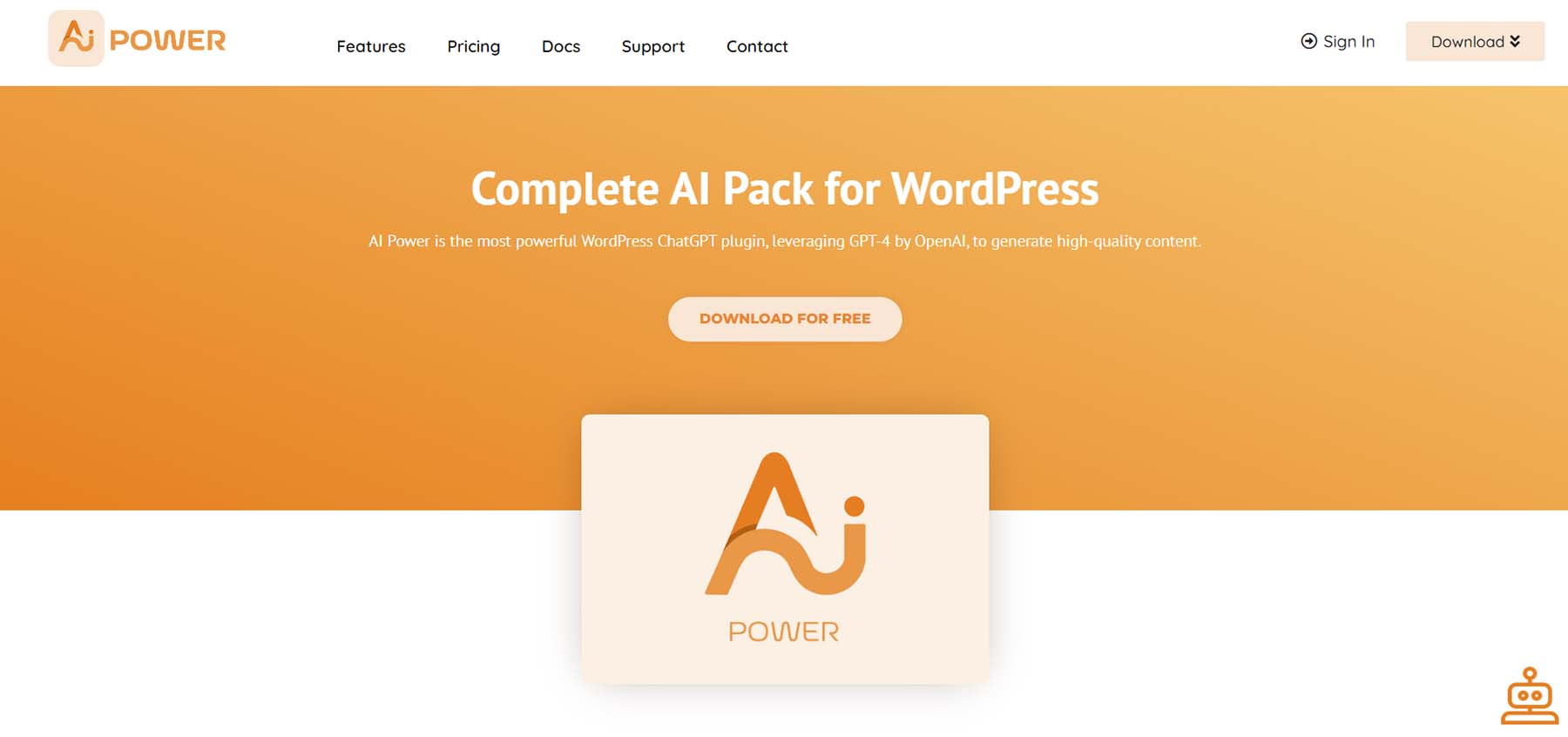 AI Power, a complete AI pack for WordPress