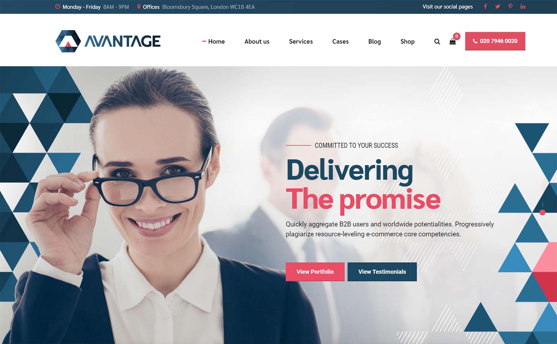 Advantage Bold Themes Consultancy WordPress Theme