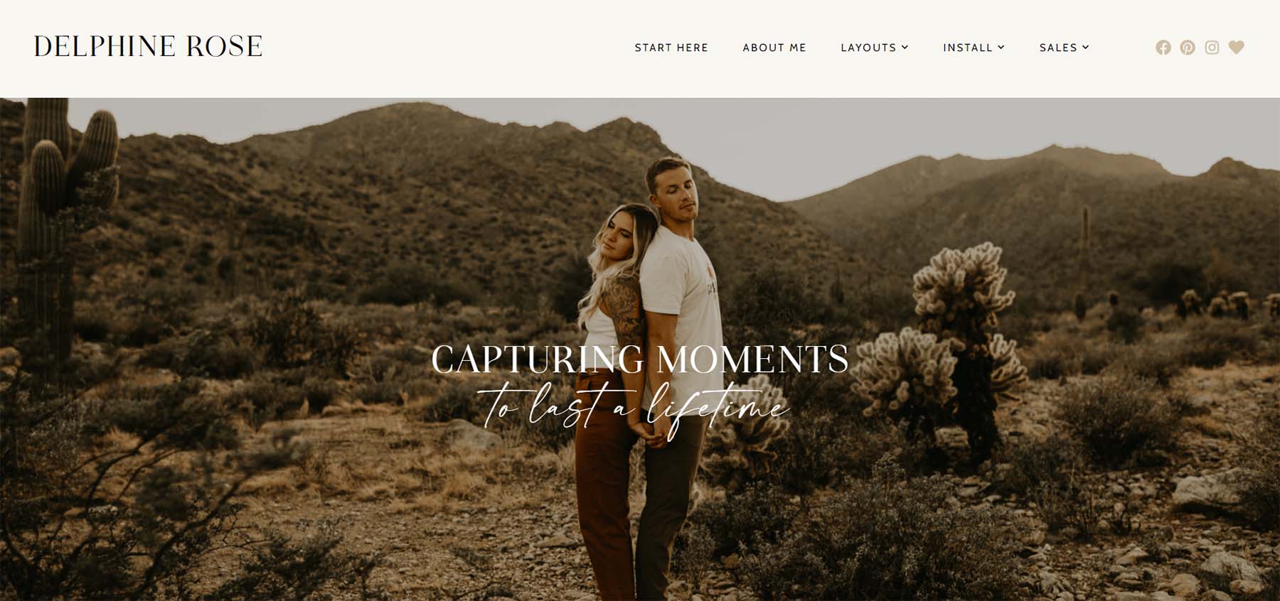 Delphine, best WordPress Wedding Theme