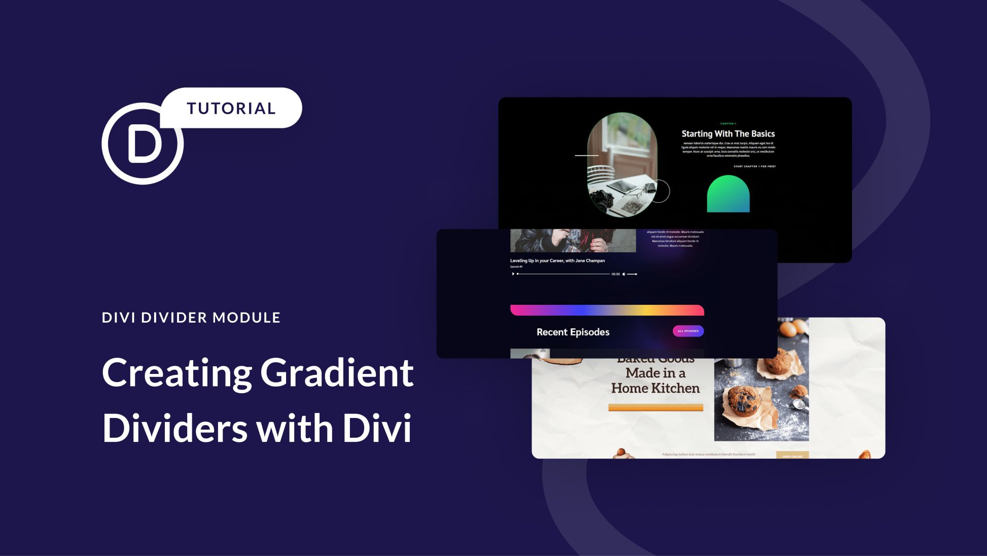 How to Create Gradient Dividers with Divi’s Divider Module