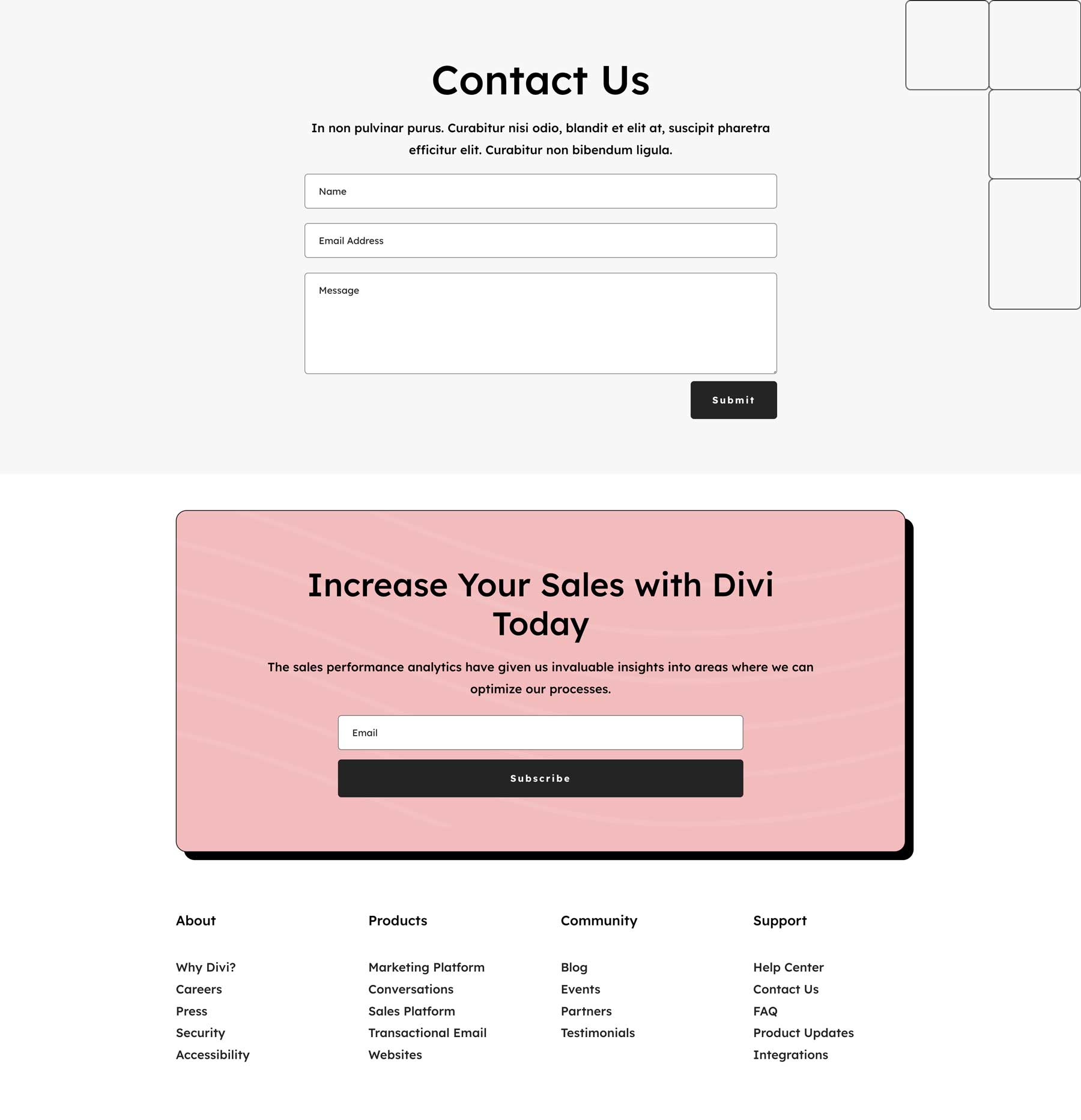 Email Marketing Layout Pack for Divi