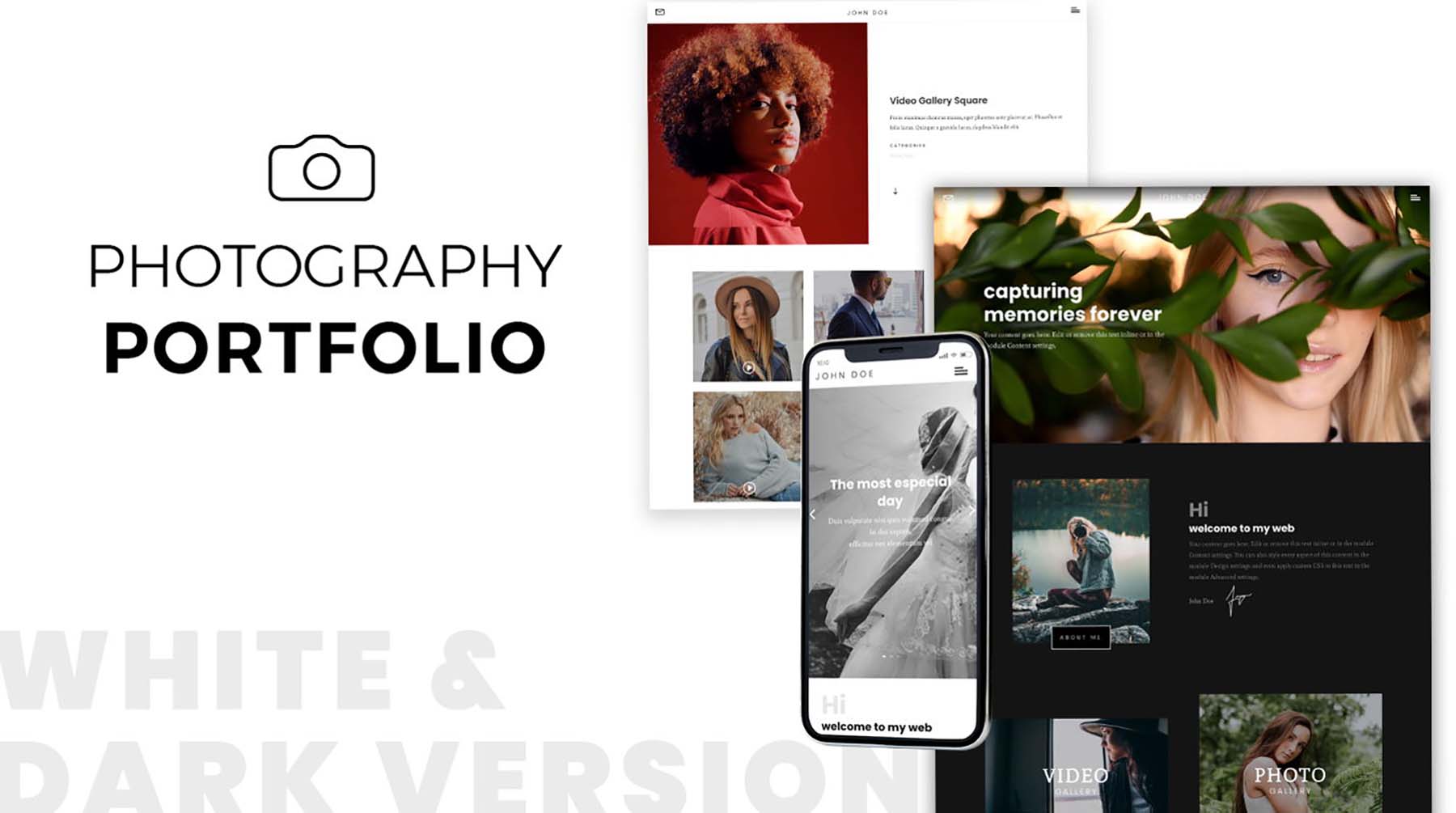 Divi Photography Portfolio Child Theme from the Elegant Themes Marketplace 