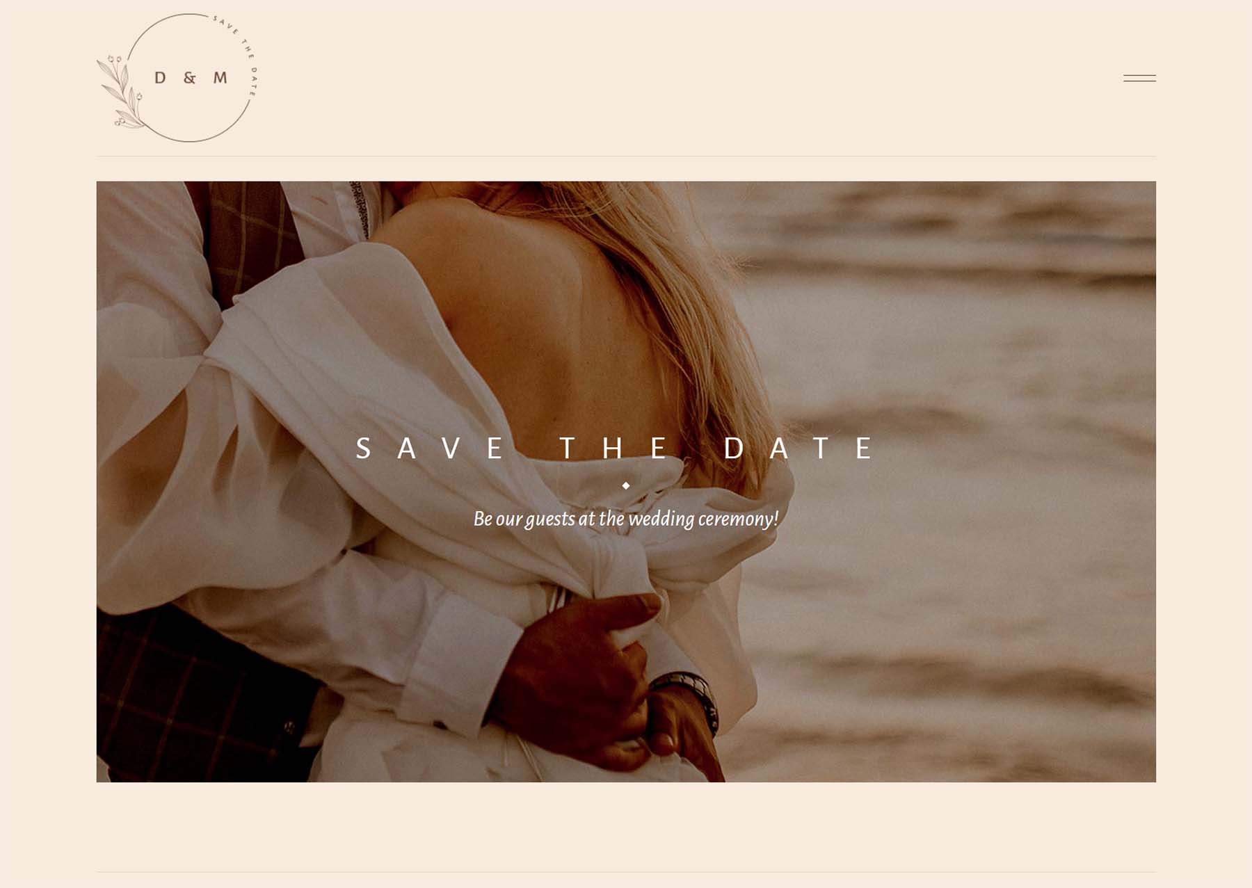 Qi, one of the best WordPress Wedding Themes for Wedding Invitations