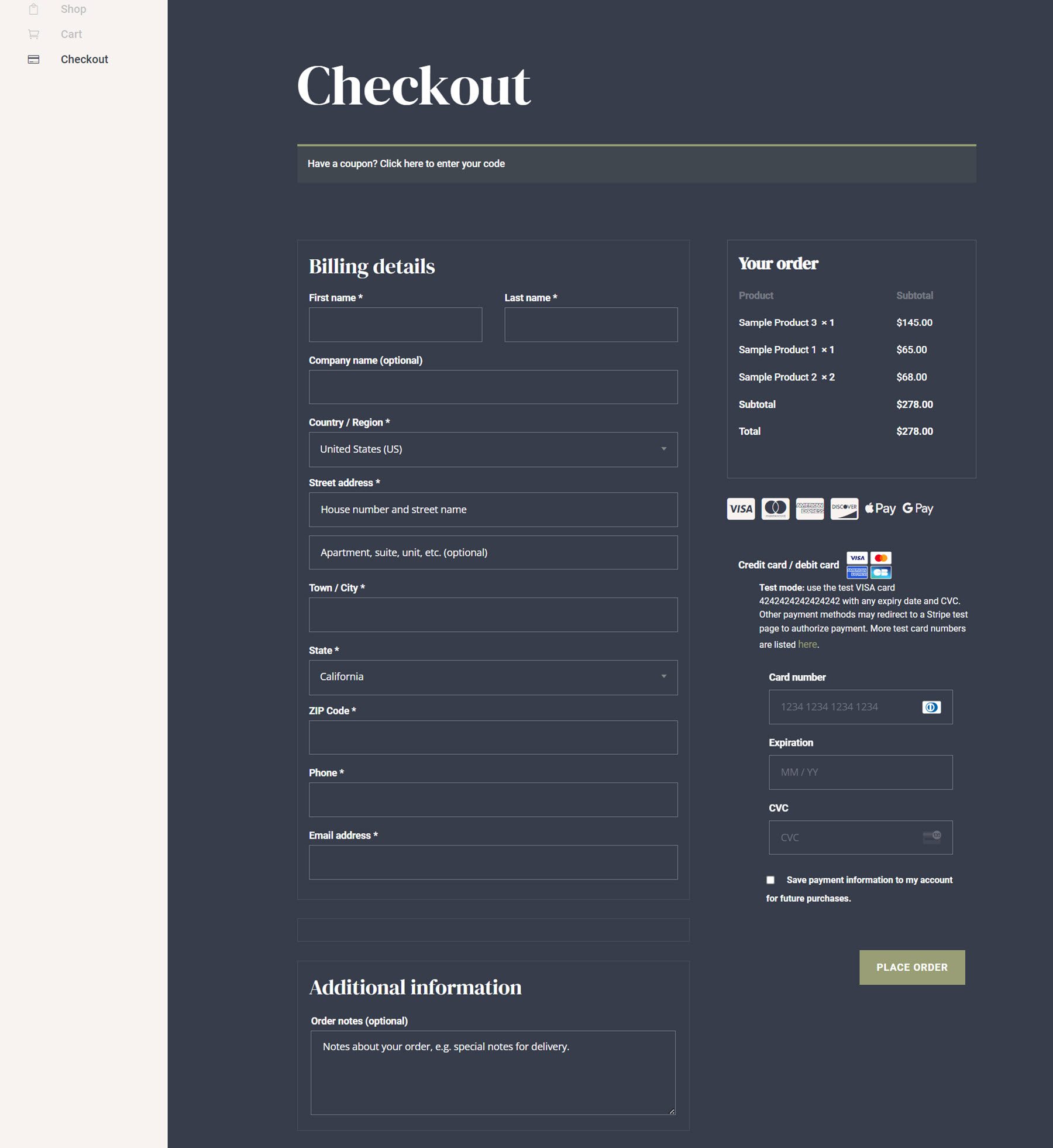 How to Include Safe Payment Methods on your WooCommerce Cart and Checkout Pages with Divi Cart