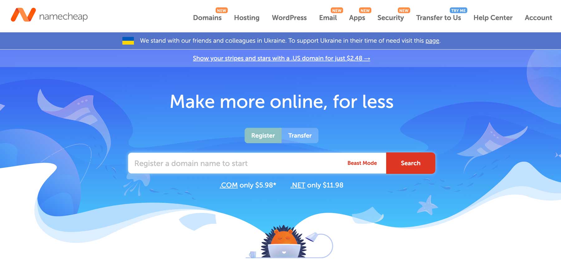 Namecheap domain registrar