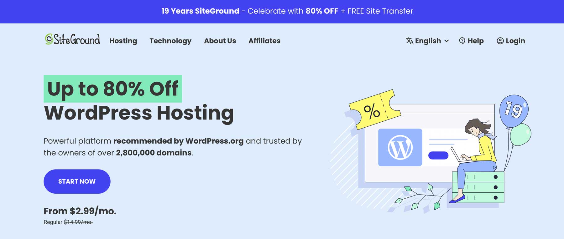 SiteGround WordPress hosting