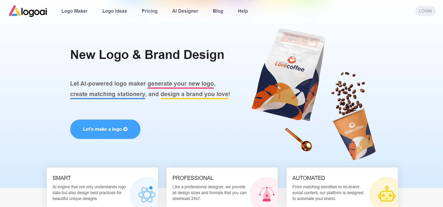 LogoAI an AI logo and brand generator