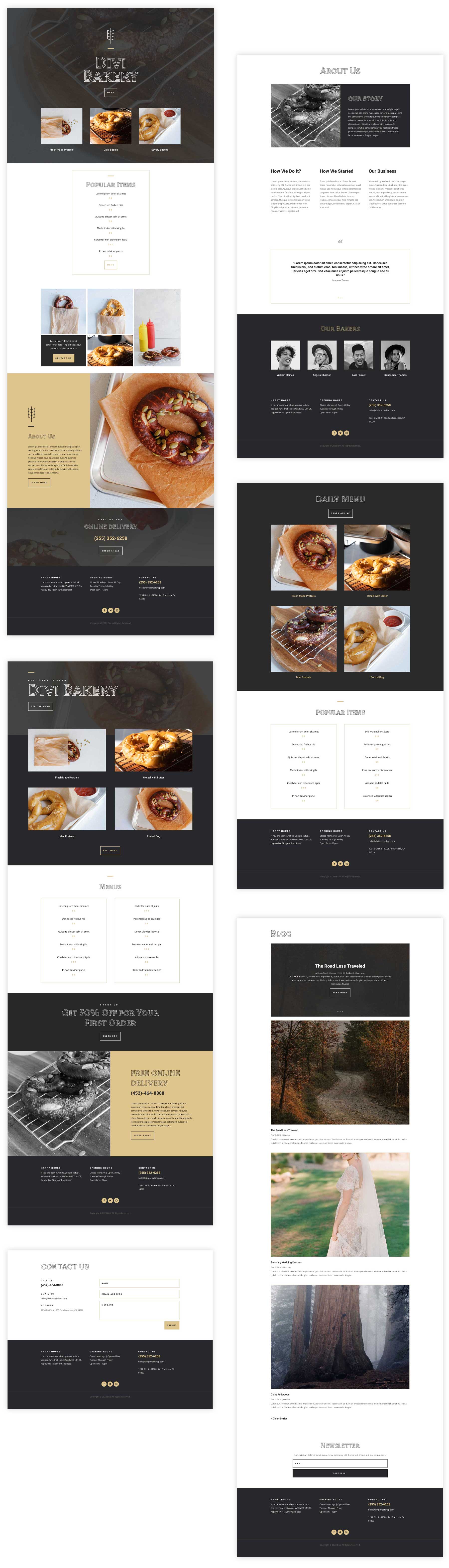 Bake Shop layout pack