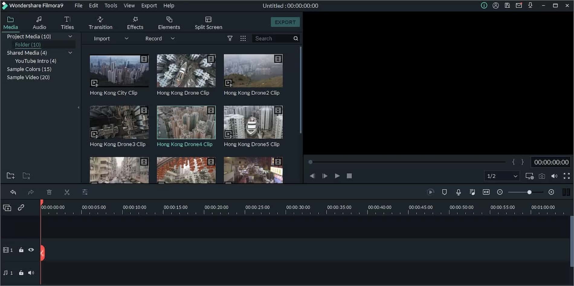 A Screenshot of Wondershare Filmora's User Interface