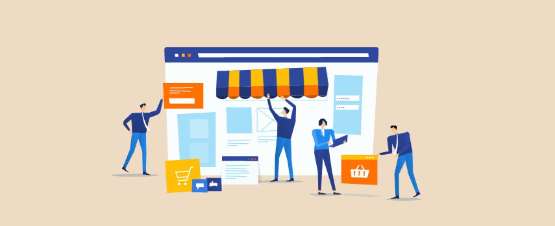 Owned eCommerce Store Illustration