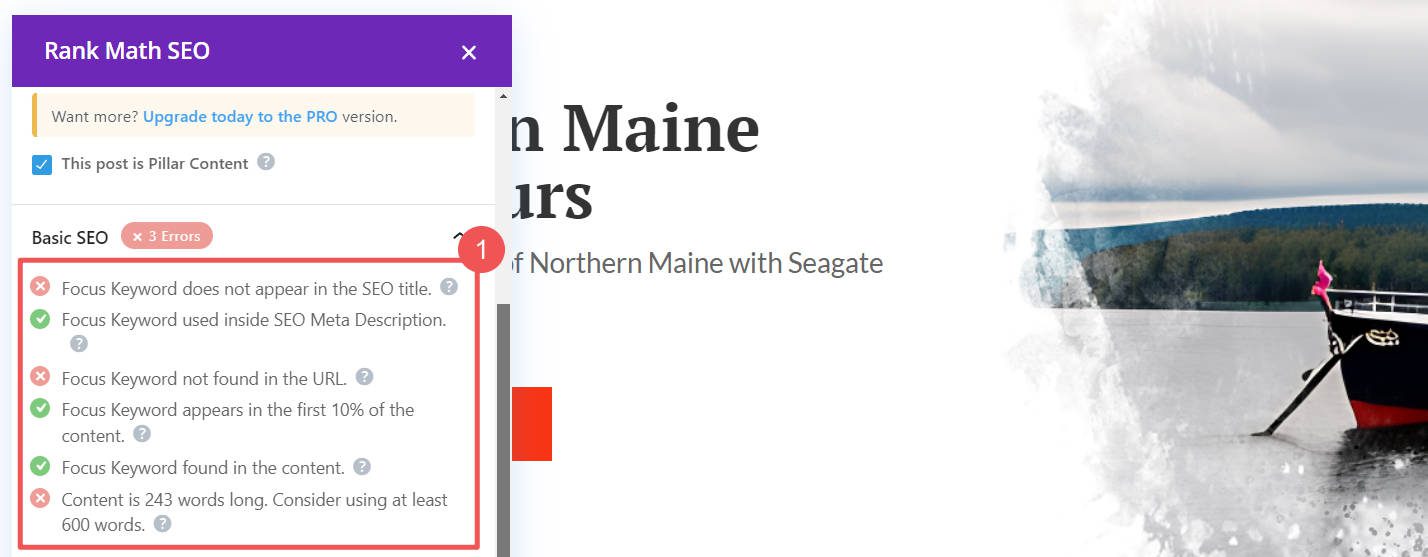 Use Rank Math to Improve SEO - Steps 5