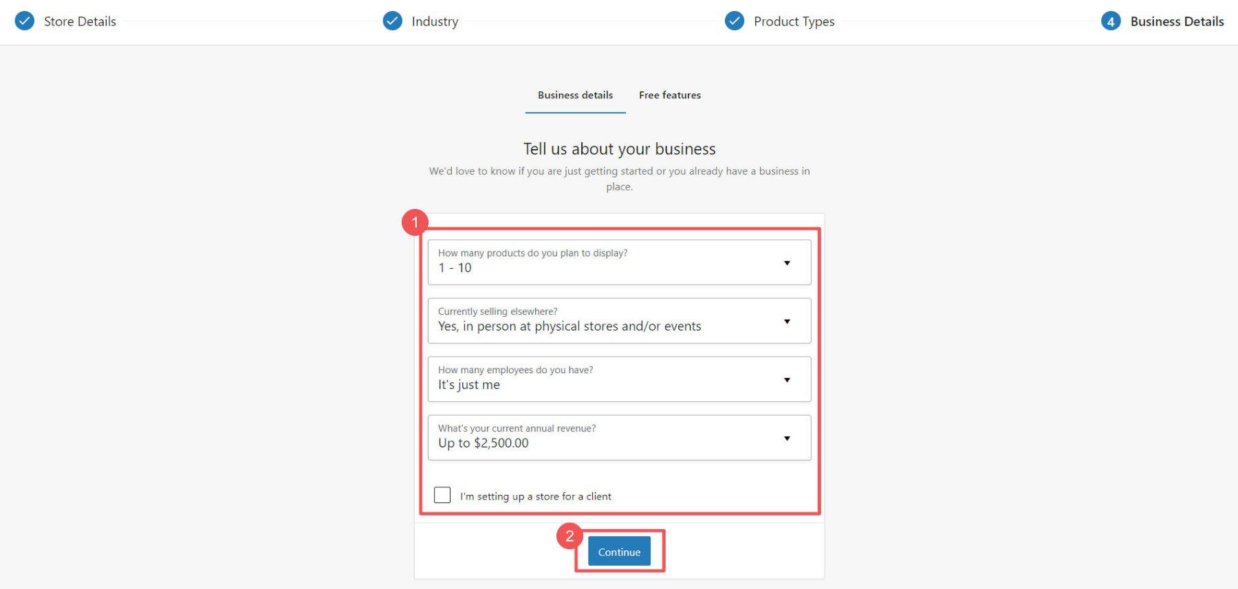 Woo Onboarding Flow - Steps 10-11