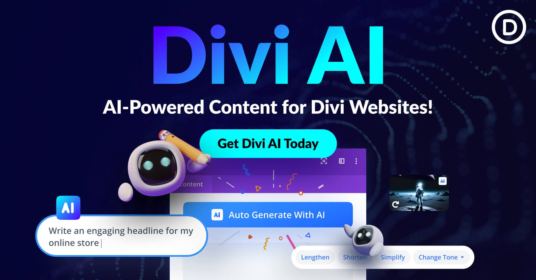 Introducing Divi AI: Powerful AI Tools For WordPress Creators