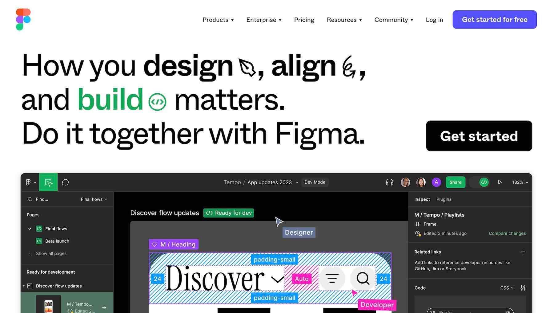 Figma website screenshot