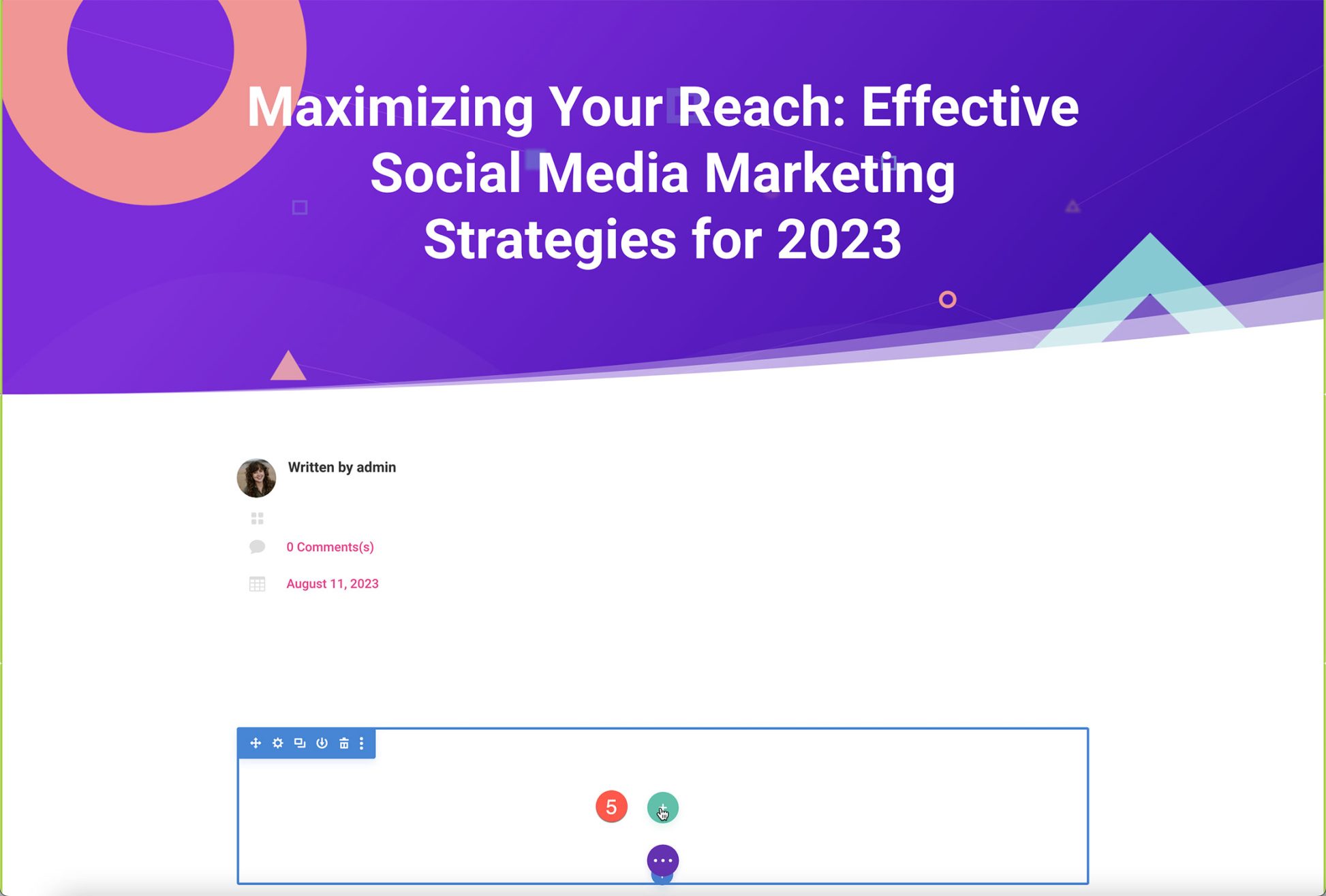 How To Write a Blog Post With Divi AI