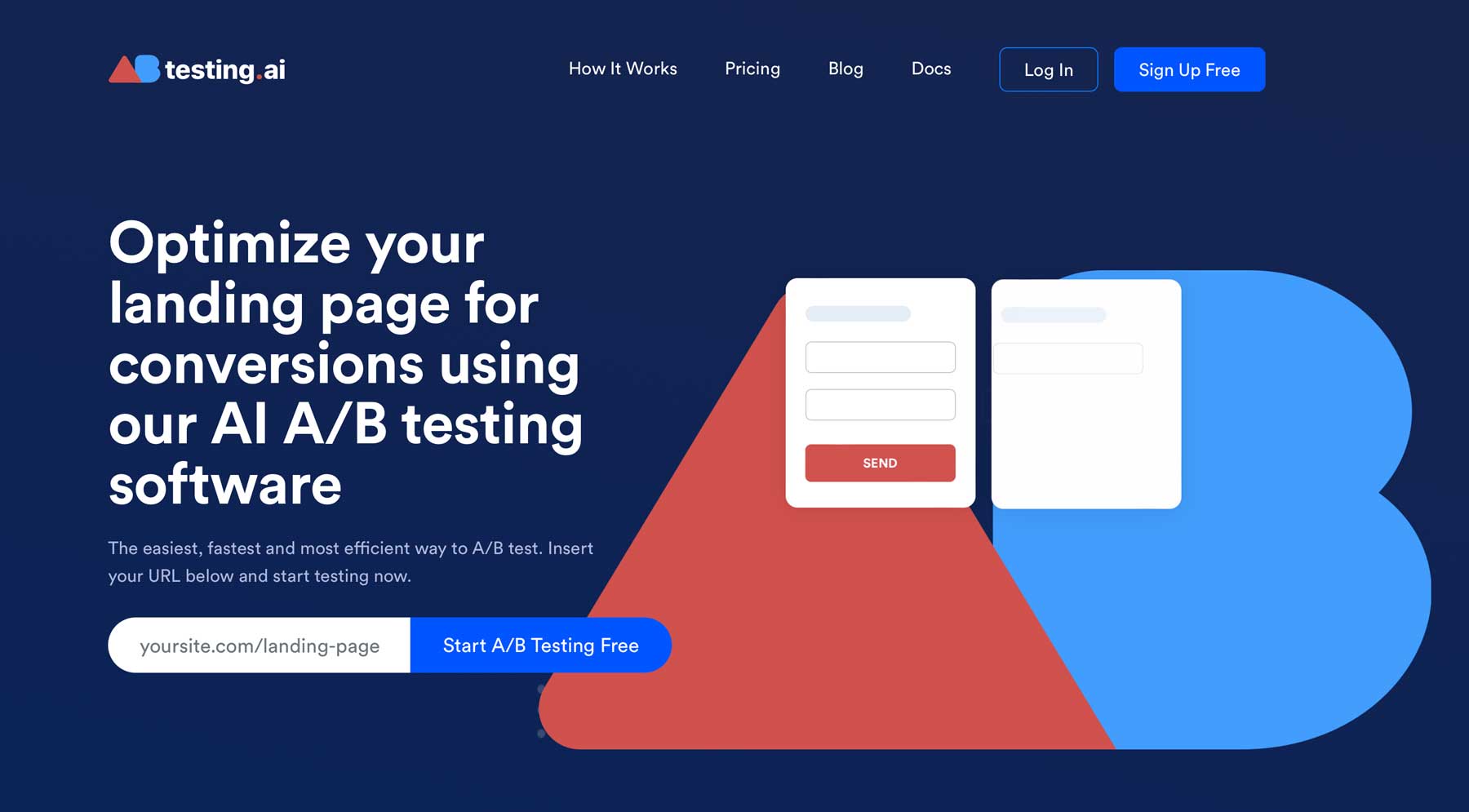 Best AI web design tool AB testing