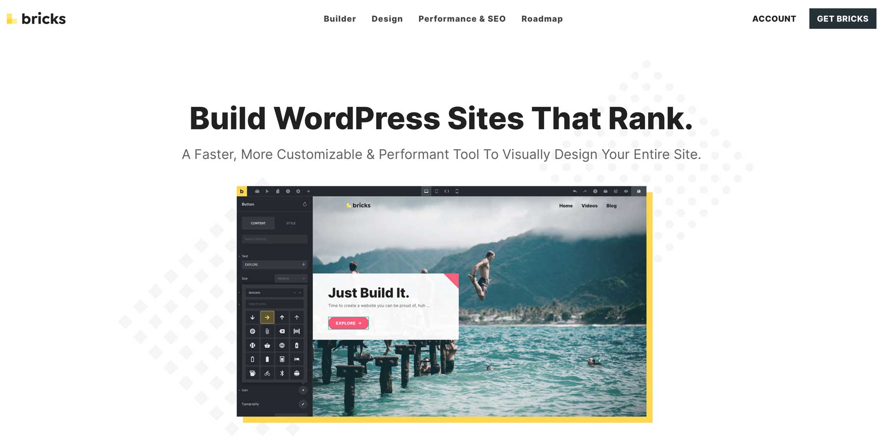 7 WordPress Website Builders ที่ได้รับความนิยมมากที่สุด 20 Bricks builder