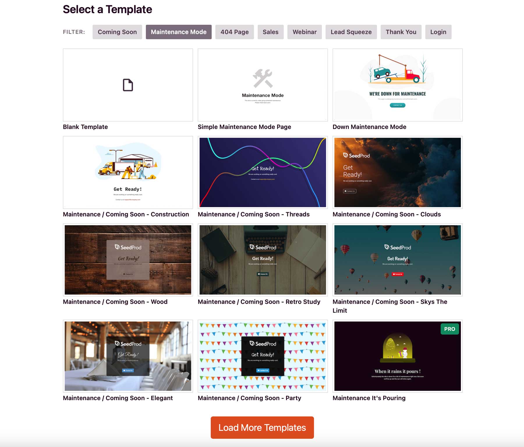 7 WordPress Website Builders ที่ได้รับความนิยมมากที่สุด 17 SeedProd templates