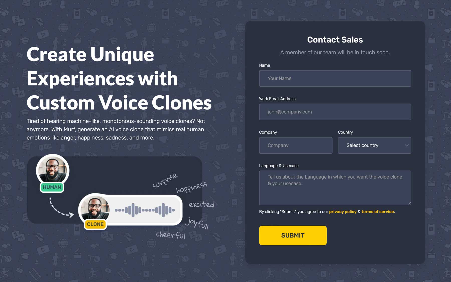 Voice cloning