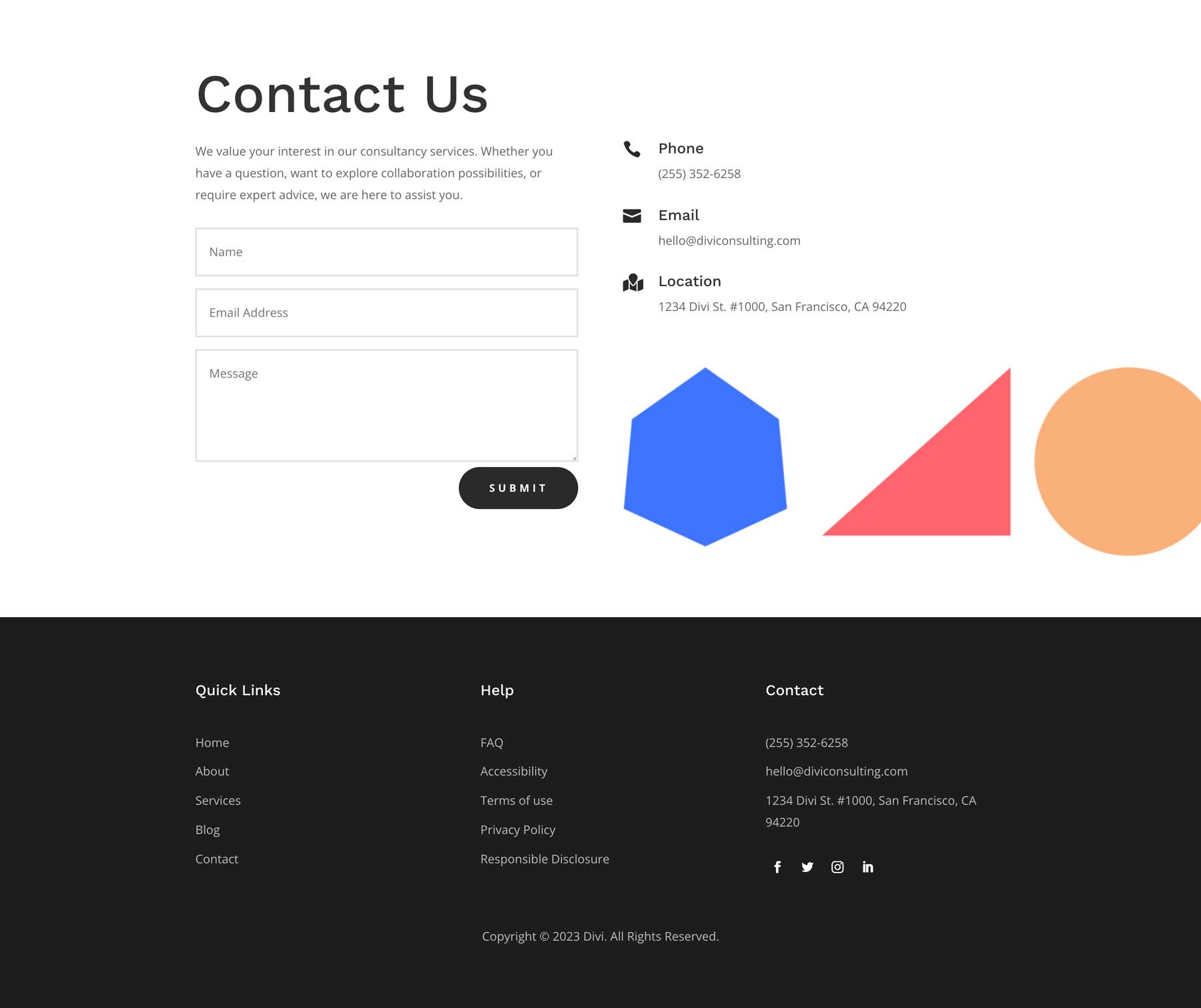 Consulting Layout Pack for Divi