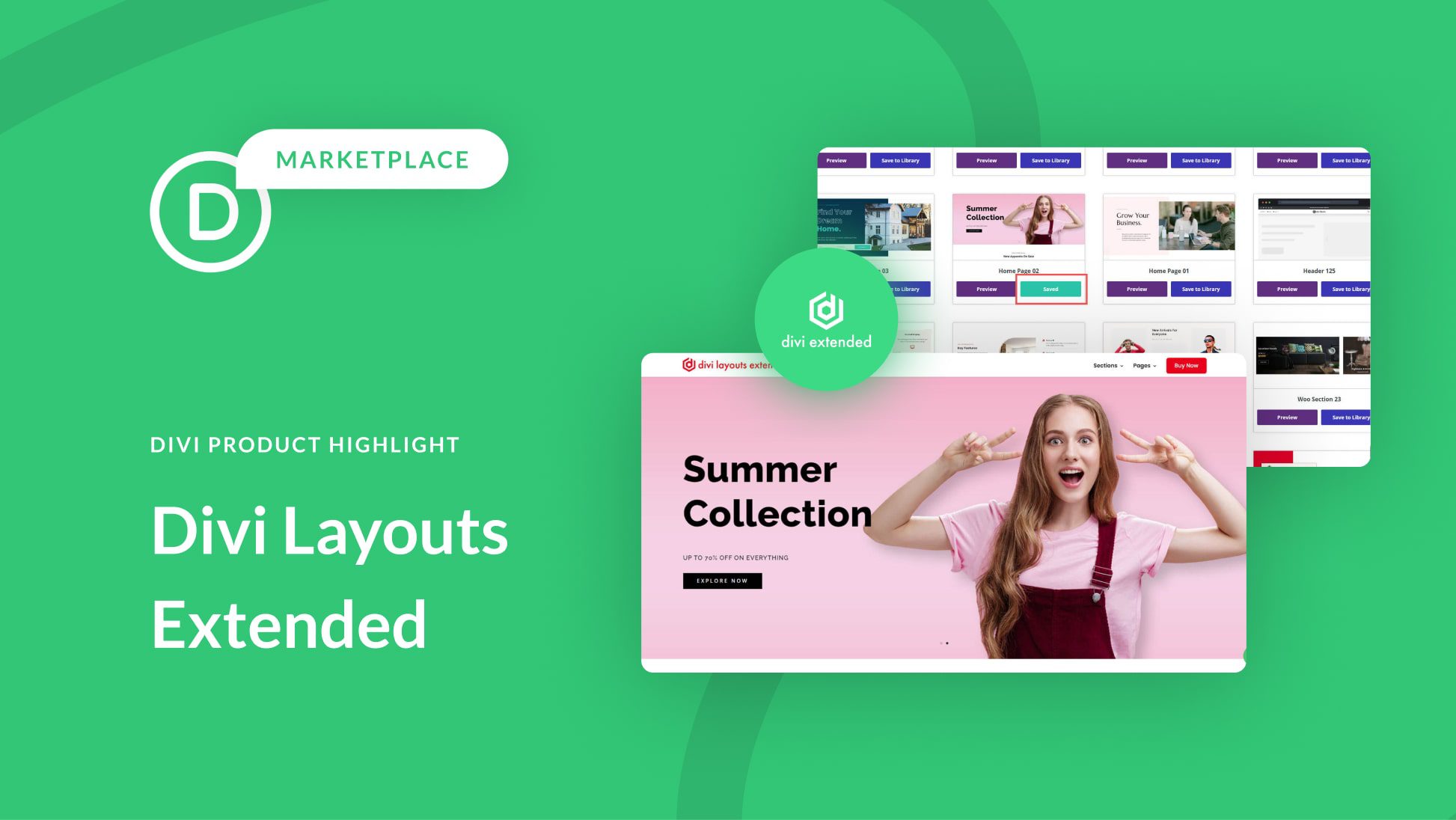 Divi Product Highlight: Divi Layouts Extended