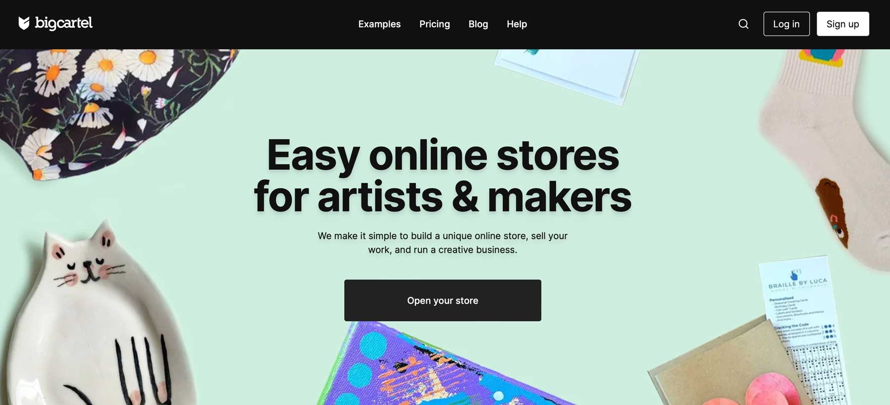 Big Cartel ecommerce website builder
