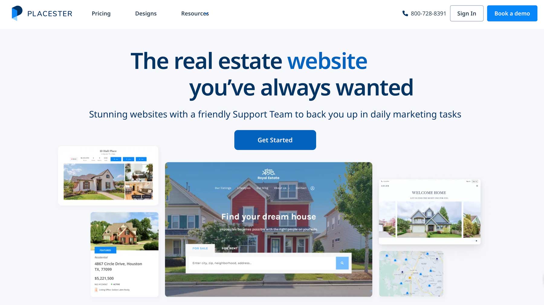 Placester real estate website builder