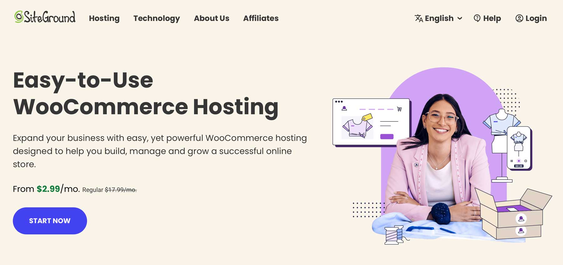 SiteGround WooCommerce best ecommerce website builder
