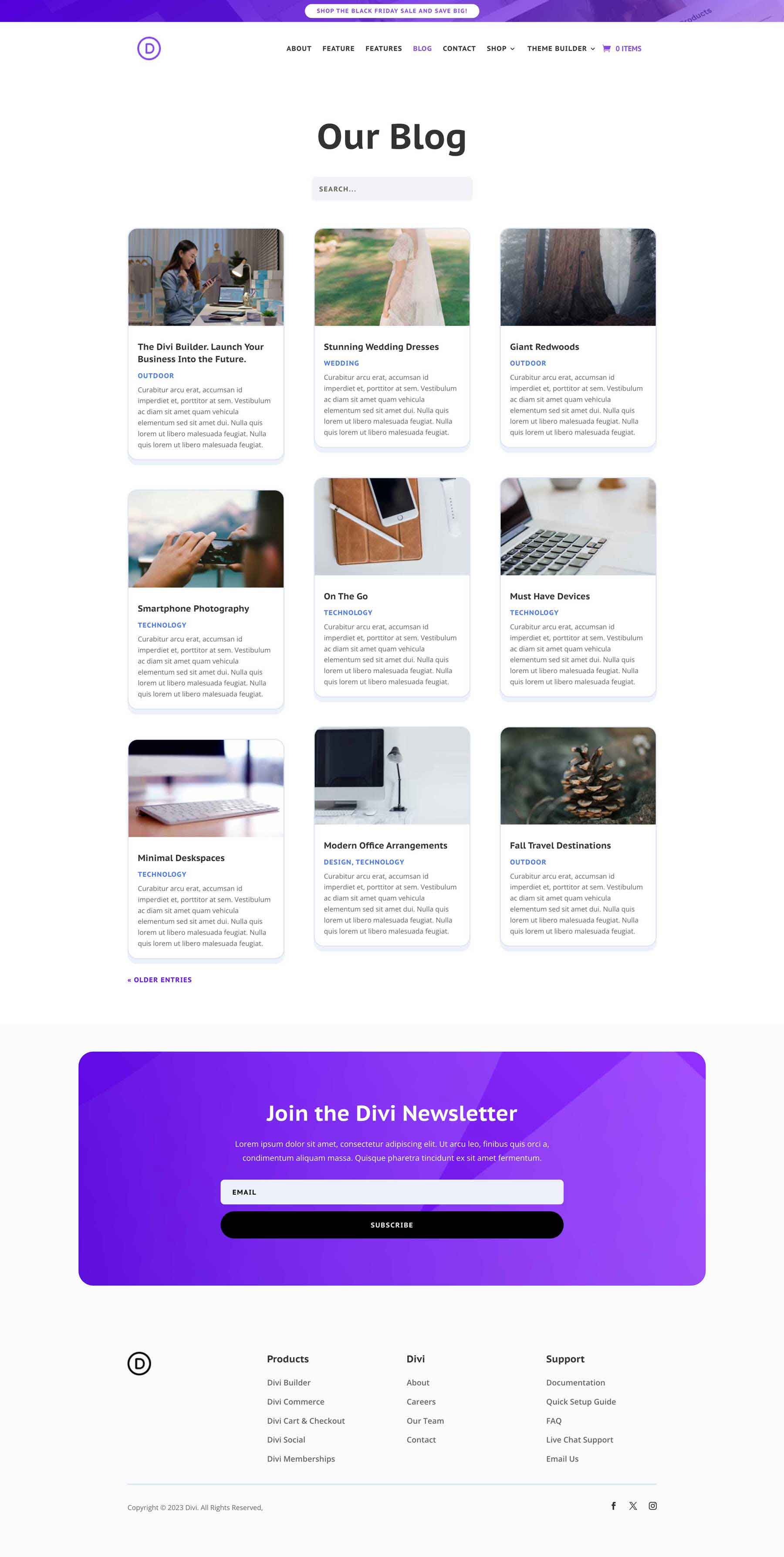 cyber monday 2023 SaaS Website pack