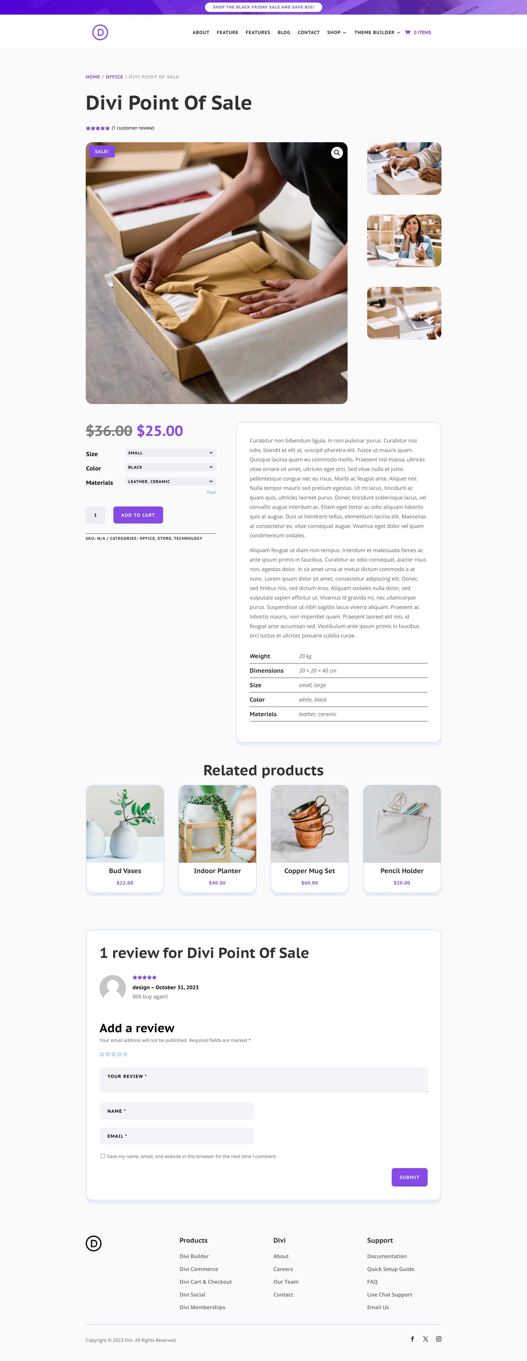 cyber monday 2023 SaaS Website pack