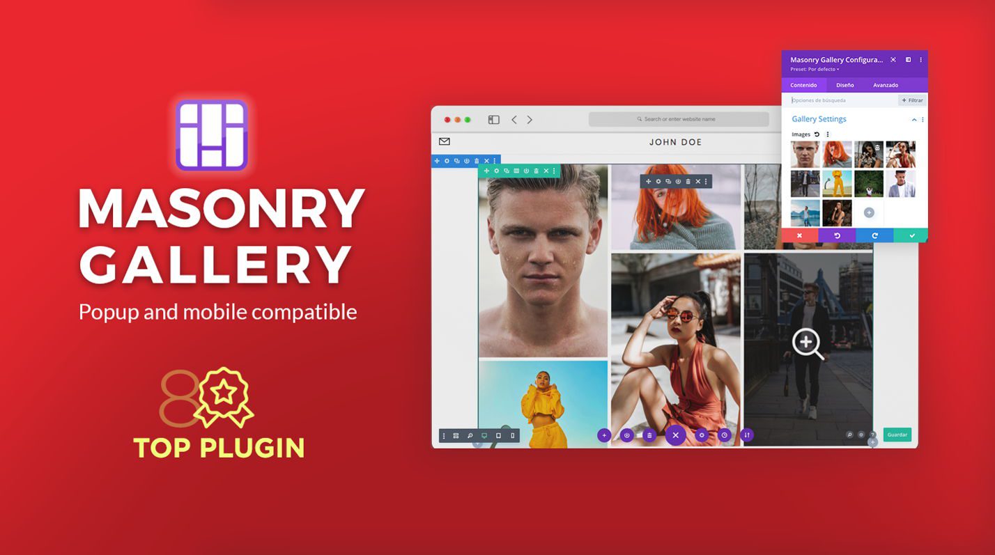 Best Divi Gallery Plugins - Divi Masonry Gallery featured image.