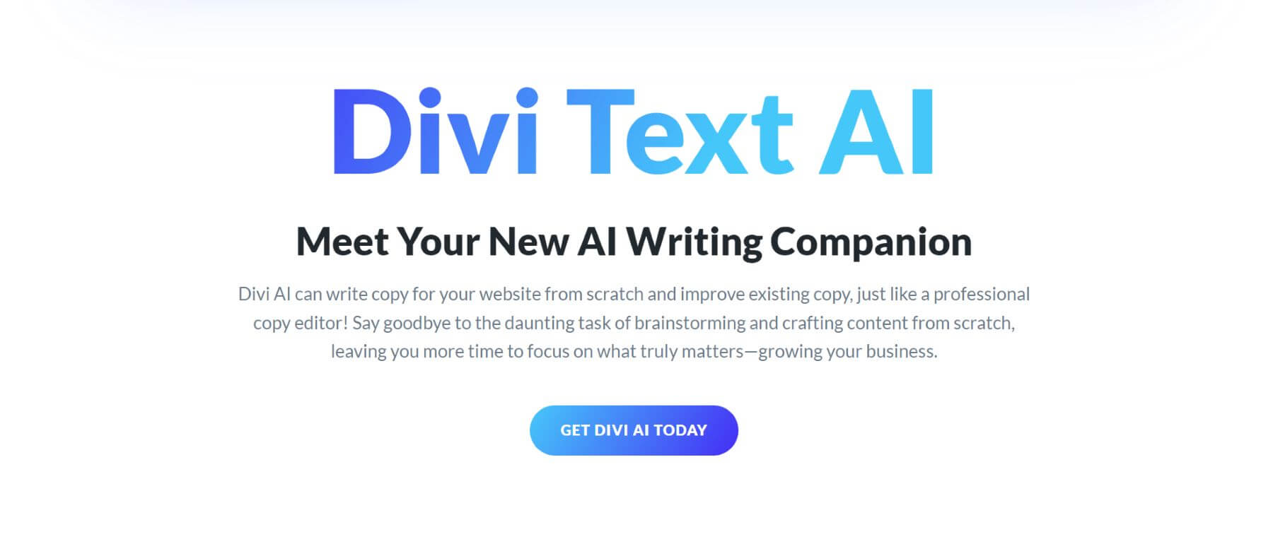 Divi Text AI