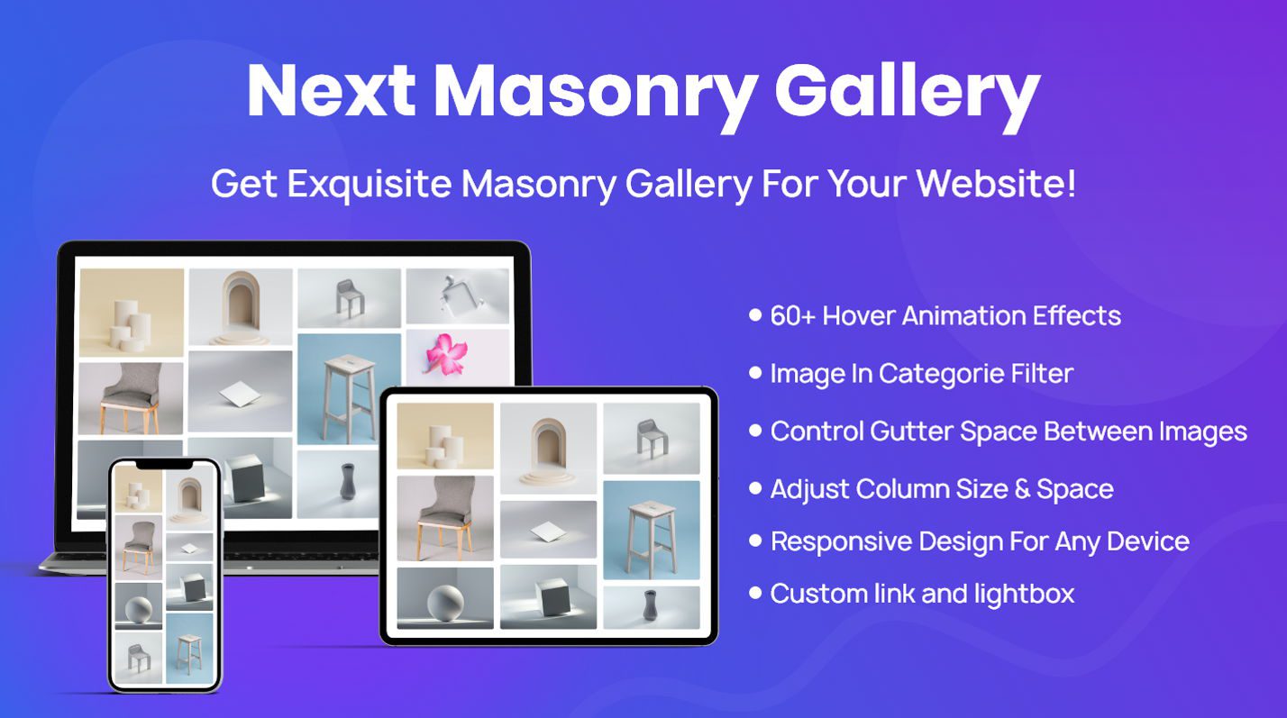 Best Divi Gallery Plugins - Next Masonry Gallery section featured image