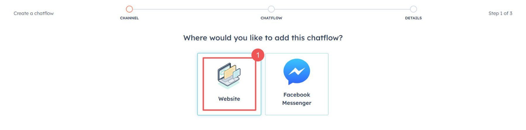 Create Chatbot - Steps 3